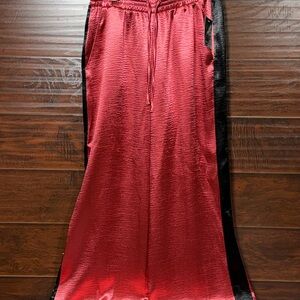Project Runway Wide Leg Lounge Pants Medium Slate Rose Erin Robertson 2017 New